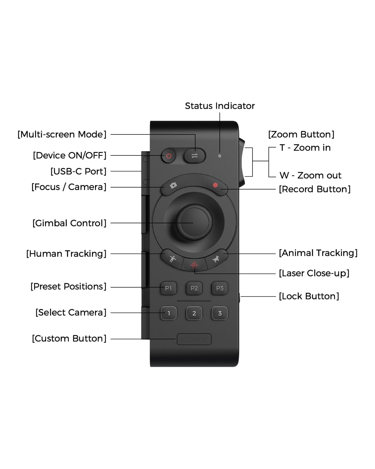 OBSBOT Tail Air NDI Streaming Camera 4K, AI Tracking PTZ Camera with Intelligent APP, Gesture Control, HDMI/USB-C/Wireless Webcam, Video Camera Live Stream for YouTube, Church, Worship, Creator, etc.