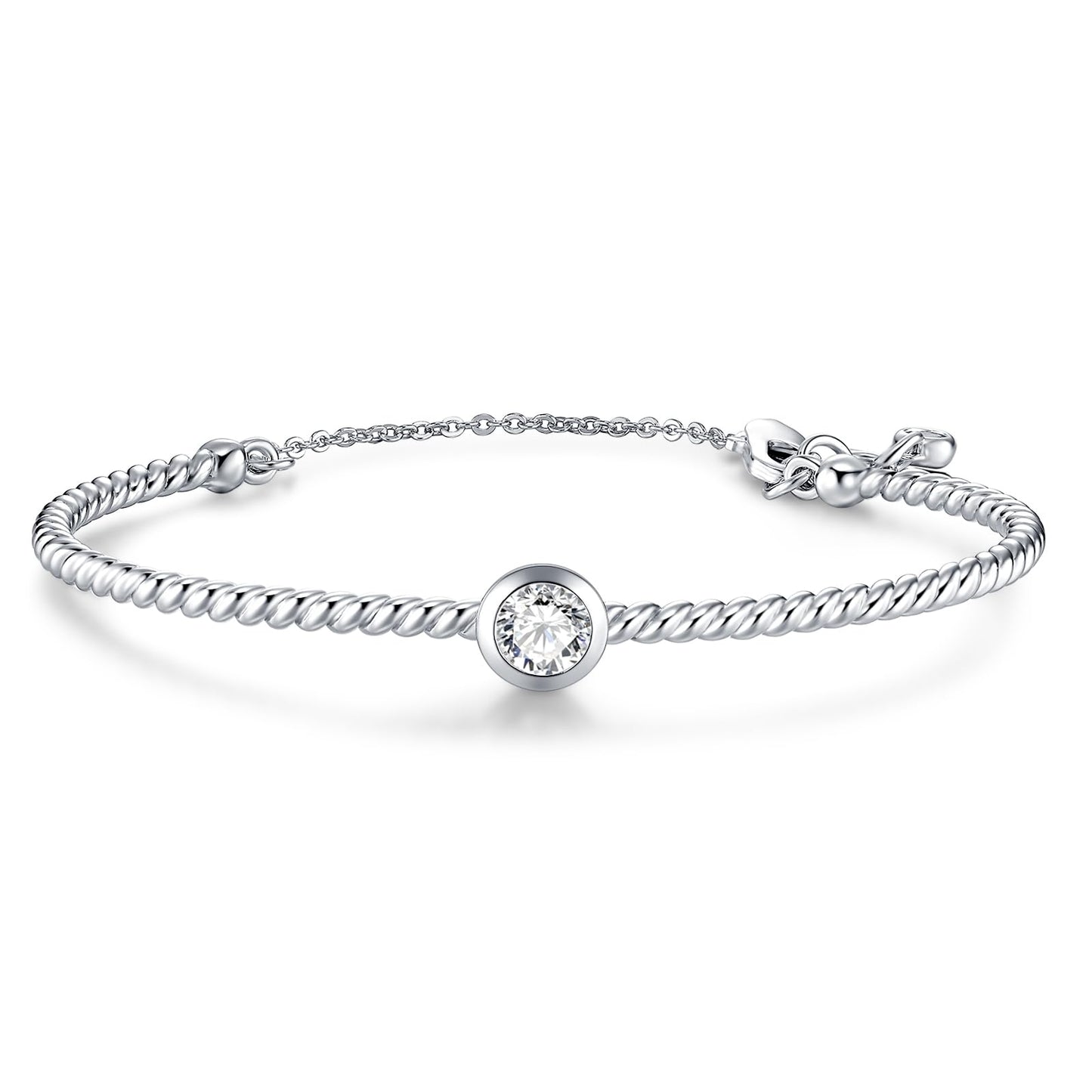 Infinity Bracelets for Women Two-tone 18K Gold Plated Adjustable Minimalist Bangle Jewelry Gifts for Mom Perfect for Anniversary Mother's Day Christmas Valentine's Day