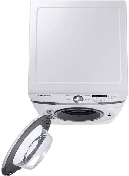 Samsung 4.5 cu. ft. High Efficiency Front Load Washer with Vibration Reduction Technology+, White, WF45T6000AW/A5 | Vibration Reduction Technology+
