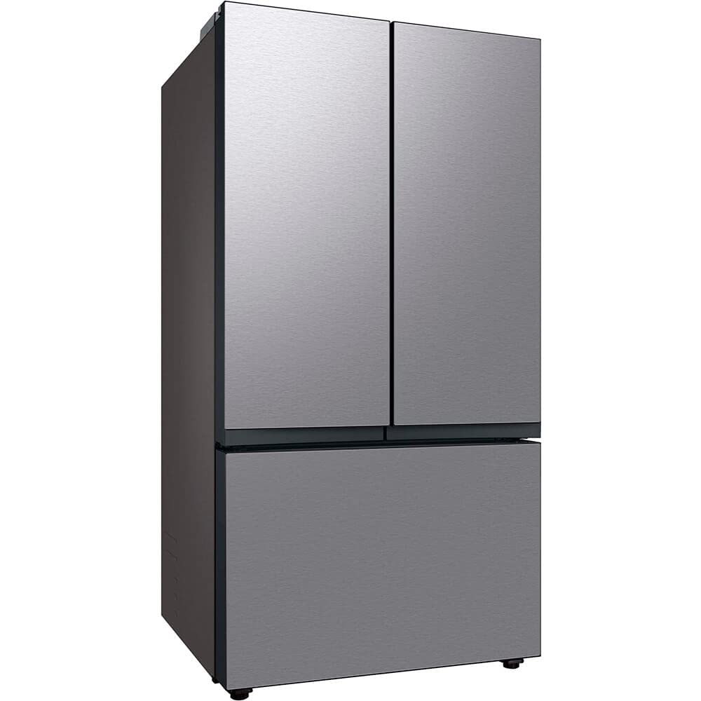 Samsung 17.5 cu. ft. Smart Counter Depth 3-Door French Door Refrigerator, Stainless Steel, RF18A5101SR/AA