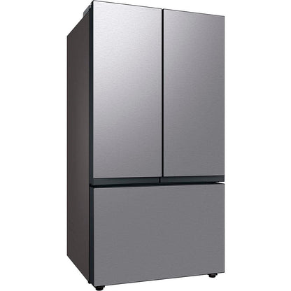 Samsung 17.5 cu. ft. Smart Counter Depth 3-Door French Door Refrigerator, Stainless Steel, RF18A5101SR/AA