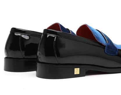 Men's Tuxedo Patent Leather Loafers Dress Wedding Shoes
