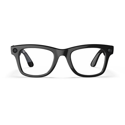 Meta Ray-Ban (Gen 1), Wayfarer Large, Matte Black | Smart AI Glasses for Men, Women — 12 MP Ultra-Wide Camera, Audio, Video Recording, Bluetooth — Polarized Gradient Graphite Lenses — Sunglasses