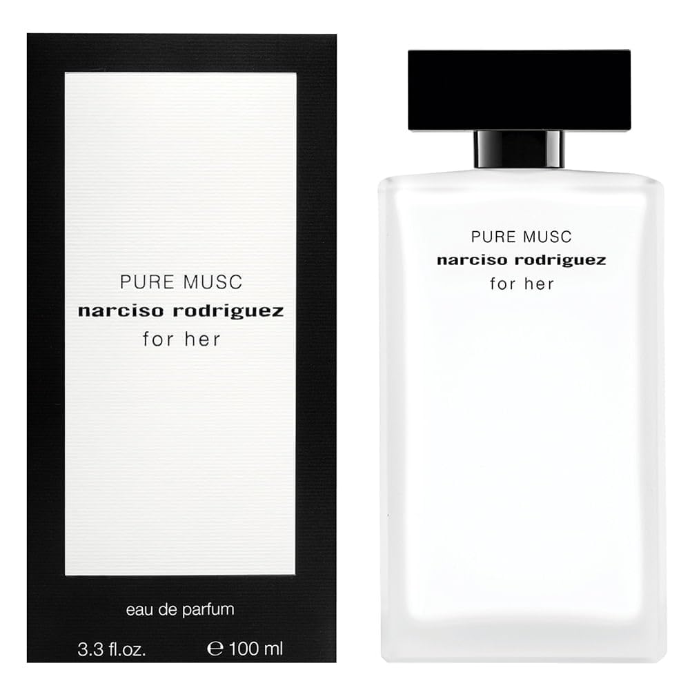 NARCISO RODRIGUEZ Pure Musc for Woman Eau De Parfum Spray, 3.3 Fluid Ounce