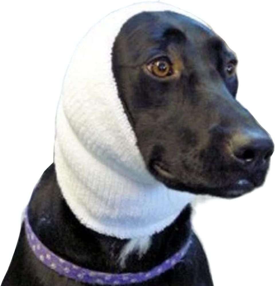 Happy Hoodie The Original Dog & Cat Calming Band - American Brand - Anxiety Relief/Noise Protection - Grooming - Thunder - Fireworks (Large, Black) - Since 2008