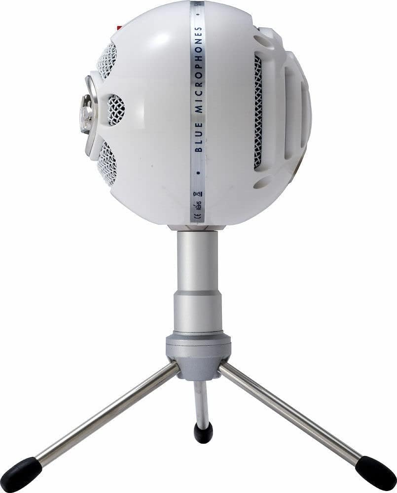 Logitech for Creators Blue Snowball iCE USB Microphone - White (Renewed)