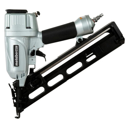 Metabo HPT 15 Gauge Angled Finish Nailer, Selective Actuation, NT65MA4 | Pneumatic Power Tool, Air Duster Included, 1-1/4 to 2-1/2 in Fasteners, Crown & Base Molding Applications