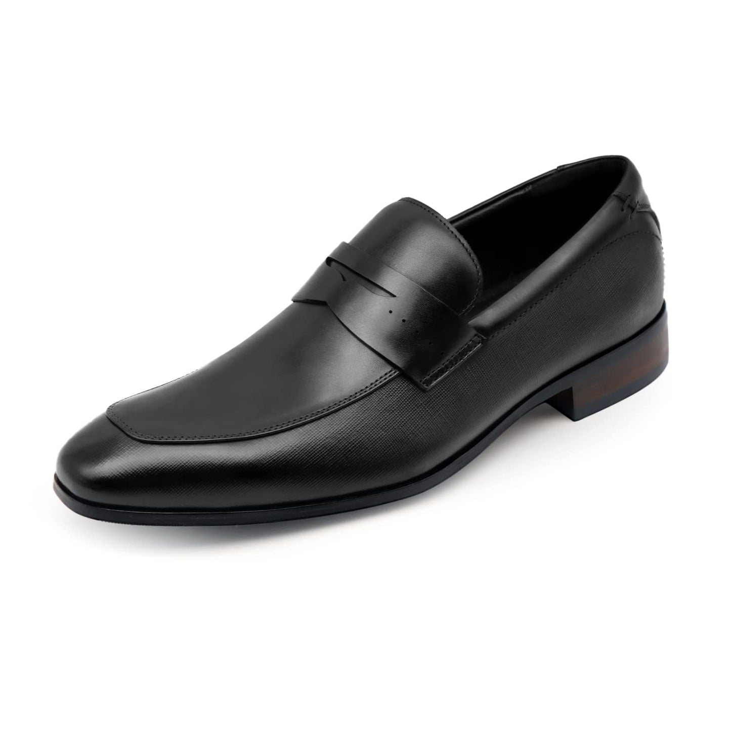 Men's Slip on Oxford Dress Shoes Classic Handmade Calfskin Manufacturing More Compact, Choose The Right Size to Modify The Foot Shape