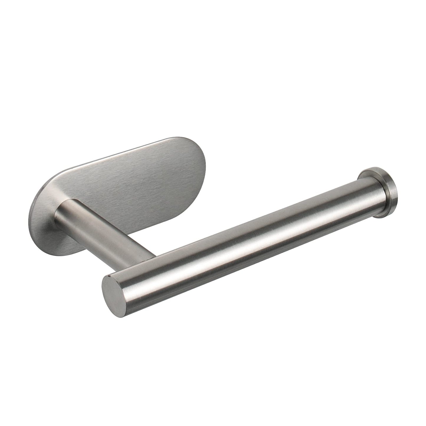 NearMoon Toilet Paper Holder Self Adhesive, Premium Thicken SUS304 Stainless Steel Rustproof Adhesive Toilet Roll Holder no Drilling for Bathroom, Kitchen, Washroom (1 Pack, Brushed Gold)