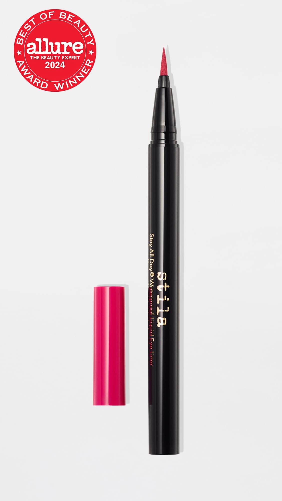 stila Waterproof Liquid Eye Liner, Stay All Day Makeup with Fine Brush Tip Lasting Satin Finish, Smudge-Proof & Transfer-Resistant