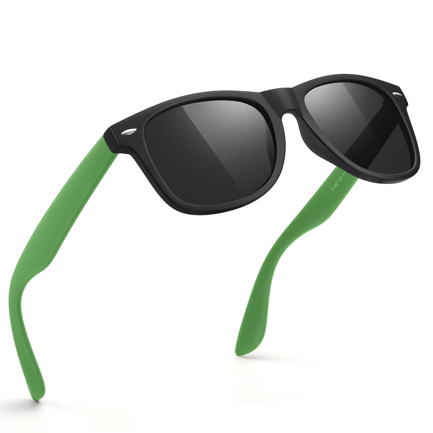FEIDUSUN Sunglasses Men Polarized Sunglasses for Mens and Womens,Black Retro Sun Glasses Driving Fishing UV Protection