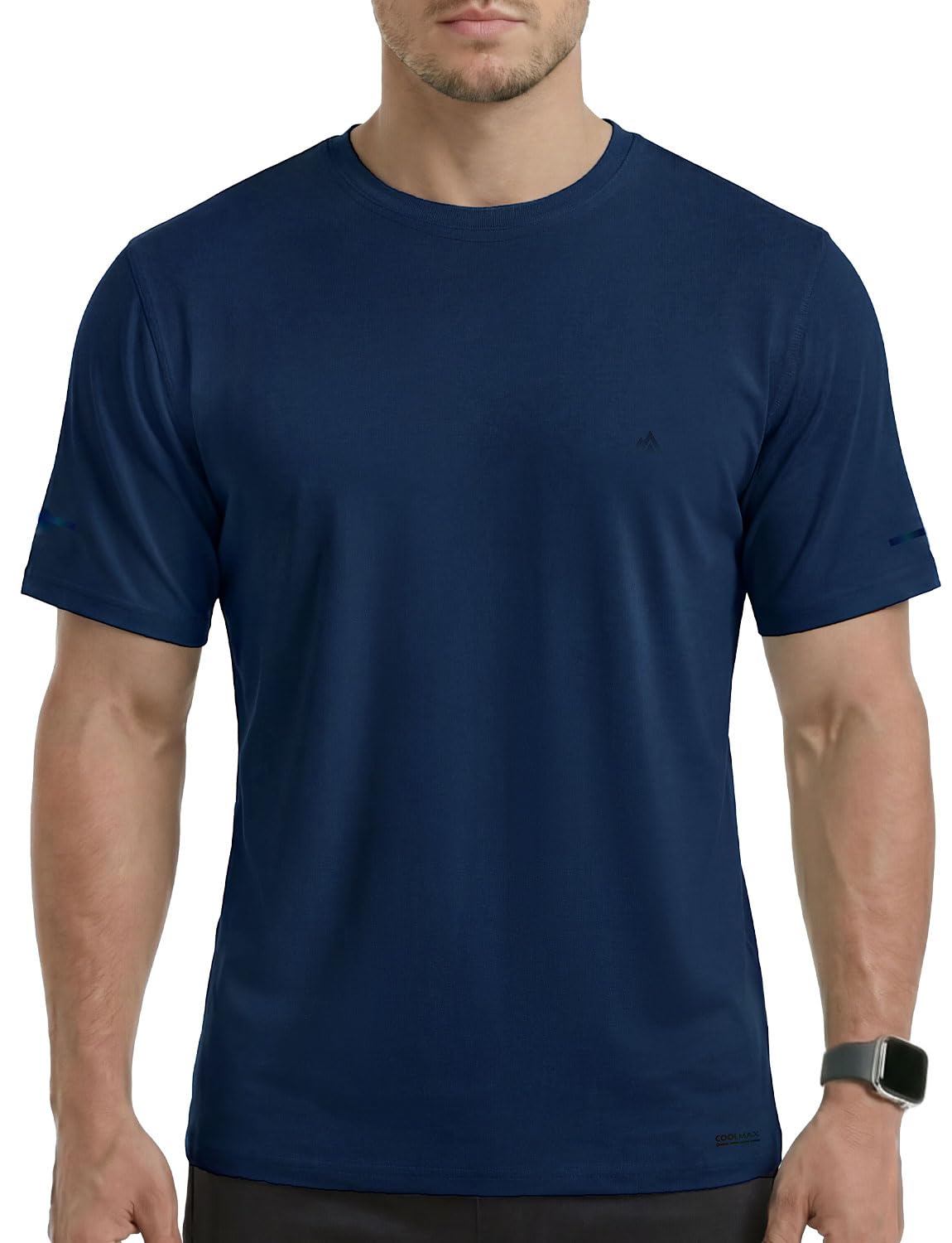 Cooling Bamboo Viscose T-Shirt for Men, Moisture Wicking Lightweight Quick Dry Workout Tee for Hot Weather