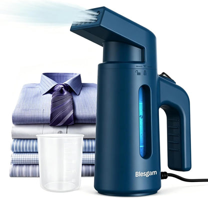 Steamer for Clothes 700W, Double Row Steam Clothes Steamer, 180ML Large Capacity Water Tank, 40S Fast Heat-up Garment steamer for Home and Office(GY168)