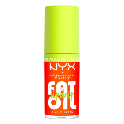 NYX PROFESSIONAL MAKEUP Fat Oil Lip Drip, Moisturizing Lip Oil Gloss, Vegan Tinted Formula, Up to 12 HR Hydration - Supermodel (Shimmering Magenta)