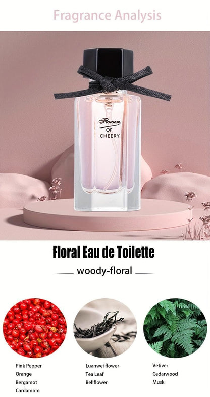 Women's Perfume Set: 4 Floral and Fruity Fragrances in a Gift Box, 105(25ml x3 +30ml) ml Total (3.5oz). Perfect for Gifting or Personal use, Elegant and Timeless Scents for any Accasions