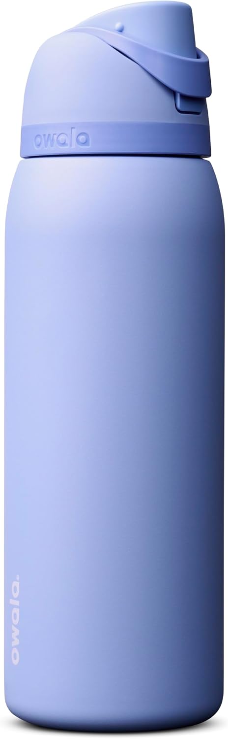 Owala FreeSip Insulated Stainless Steel Water Bottle with Straw, BPA-Free Sports Water Bottle, Great for Travel, 24 Oz, Denim