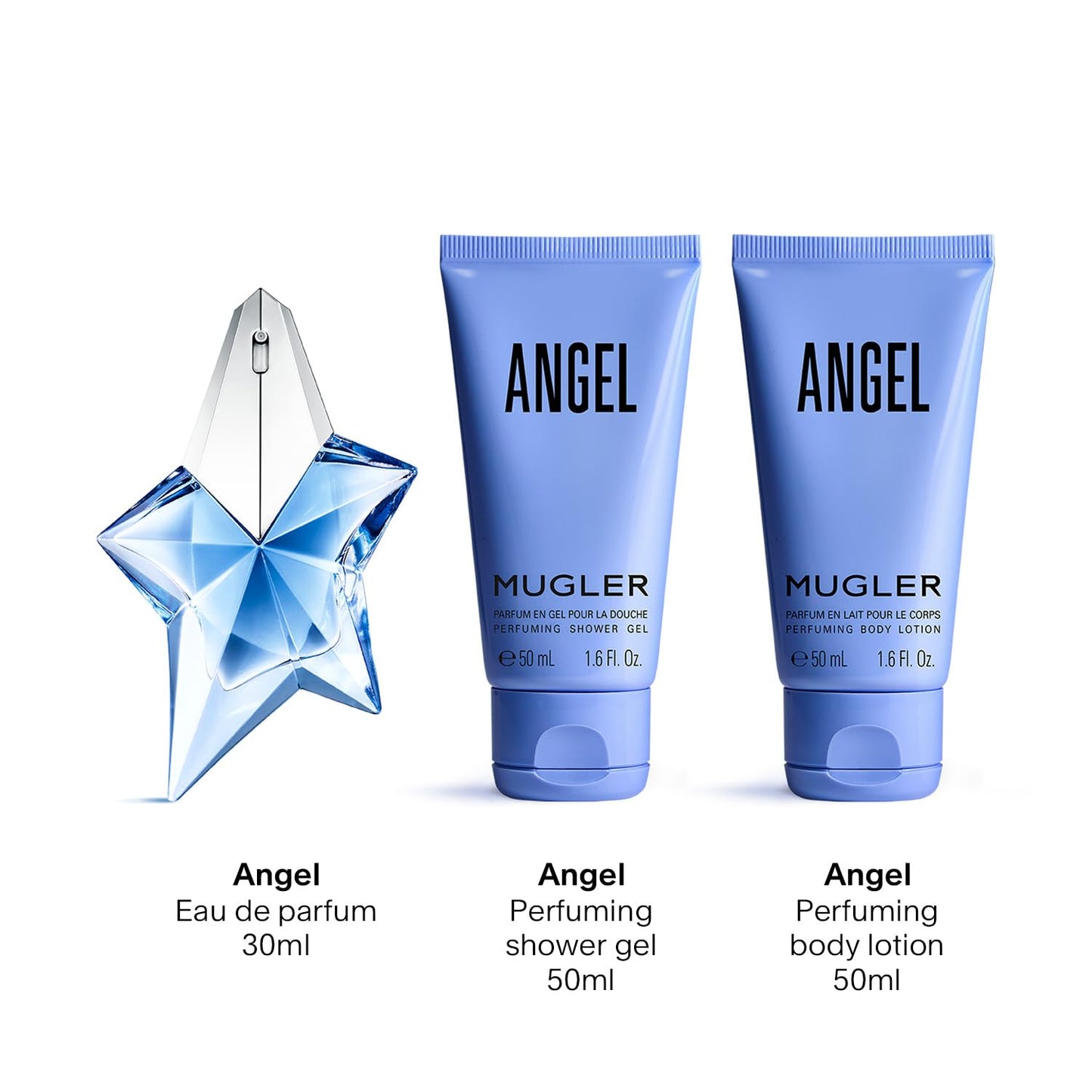 Mugler Angel Eau de Parfum - Long Lasting Ambery Gourmand Perfume for Women | Fragrance with Bergamot, Praline & Patchouli - Long Lasting Womens Gourmand Scent - Perfect for Everyday Wear - Refillable