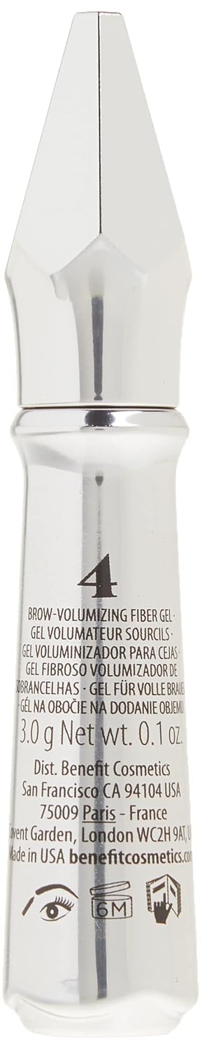 Benefit Cosmetics Gimme Brow + Volumizing Eyebrow Gel, 4.5 - Neutral deep brown, 1 Count
