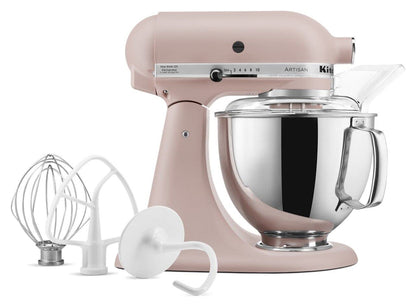 KitchenAid Artisan Series 5 Quart Tilt Head Stand Mixer with Pouring Shield KSM150PS, Almond Cream