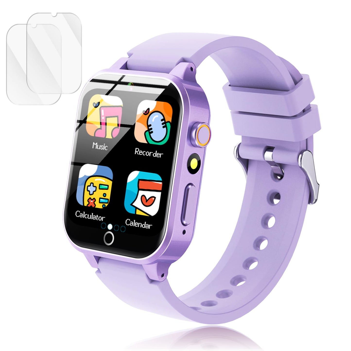 Luyiilo Smart Watch for Kids, with 26 Puzzle Games, Touch Screen, HD Camera, Alarm Clock, Toys for Ages 4-12 Years Old.Birthday Gift for Boys Girls (Blue)