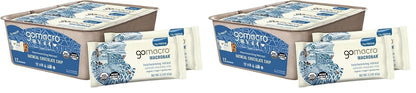 GoMacro MacroBar Organic Vegan Protein Bars - Coconut + Almond Butter + Chocolate Chips (2.3 Ounce Bars, 12 Count)