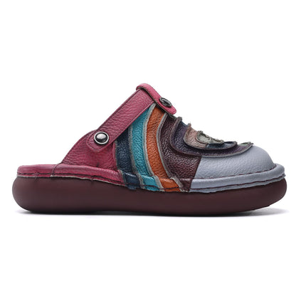 Women's Casual Loafers Shoes Garden Clogs for Women Platform Slippers Colorful Slip-On Comfortable Mules & Clogs Sandals