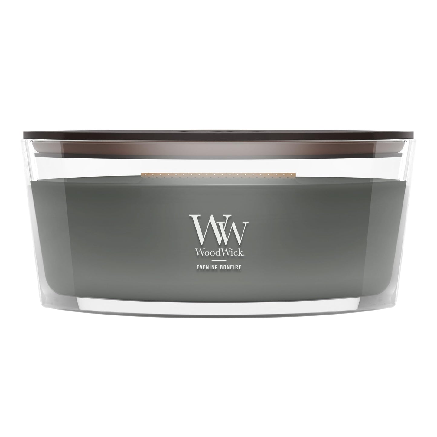 WoodWick Large Hourglass Fireside Candle, Premium Soy Blend Wax, Crackles as it burns, Perfect for Gifting, 21oz