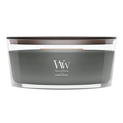 WoodWick Large Hourglass Fireside Candle, Premium Soy Blend Wax, Crackles as it burns, Perfect for Gifting, 21oz