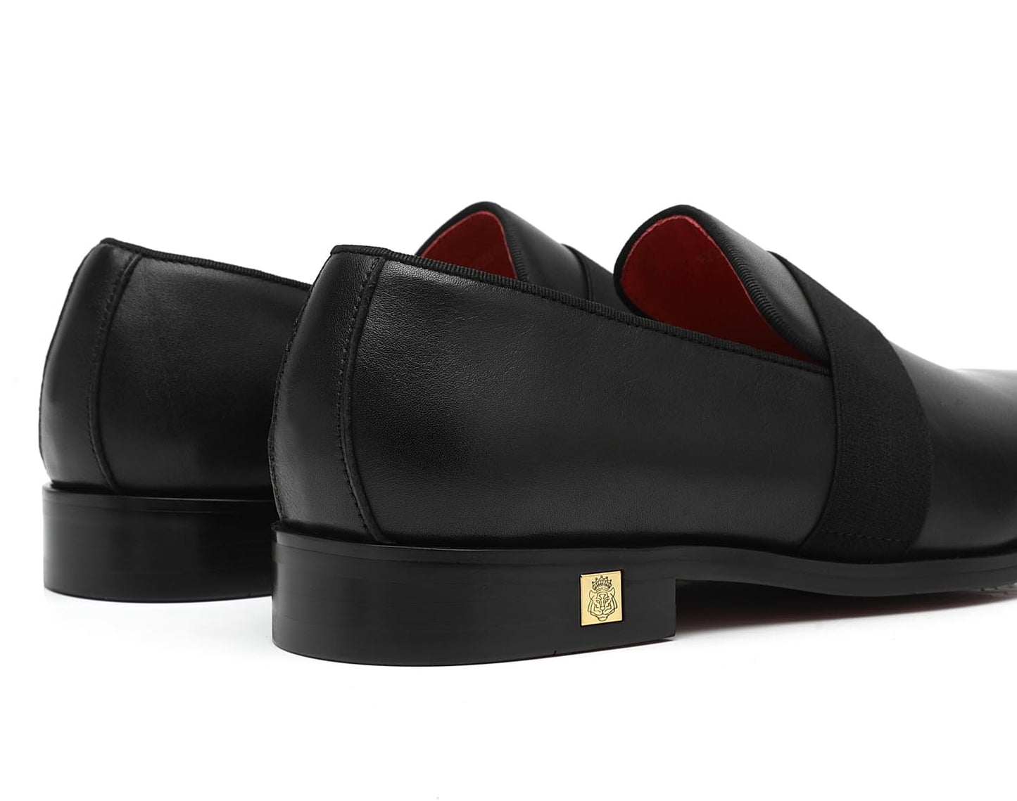 Men's Tuxedo Patent Leather Loafers Dress Wedding Shoes