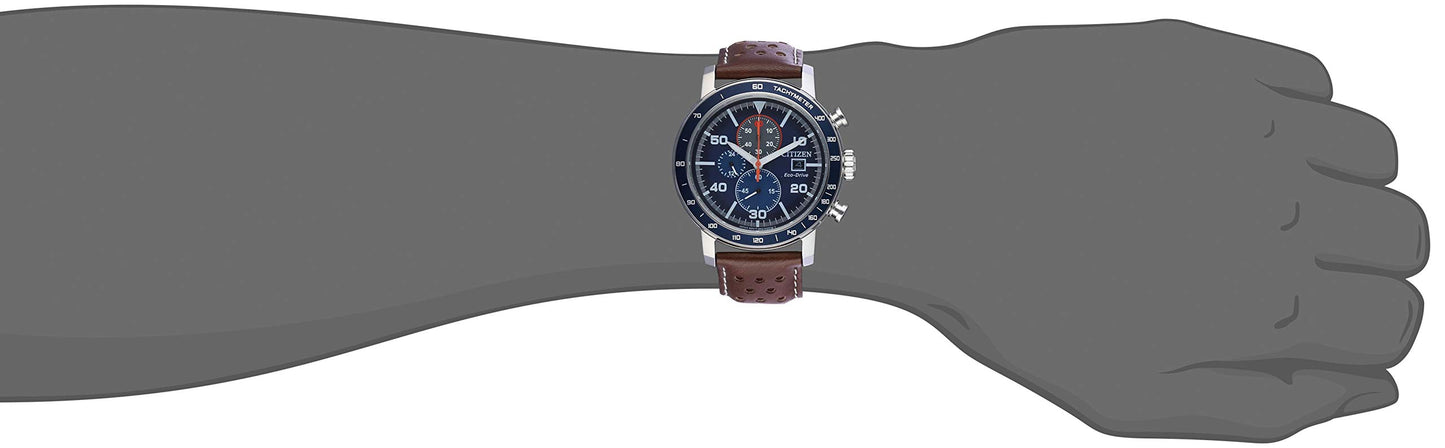Citizen Men's Eco-Drive Weekender Brycen Chronograph Watch in Stainless Steel