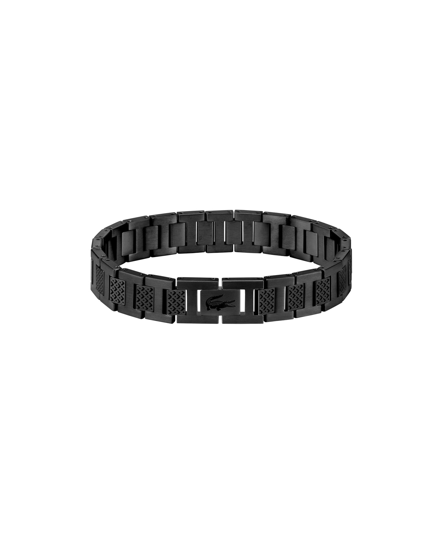 Lacoste Metropole Bracelet – Unisex H-Link with Crocodile Clasp – Adjustable Polished Finish Accessory