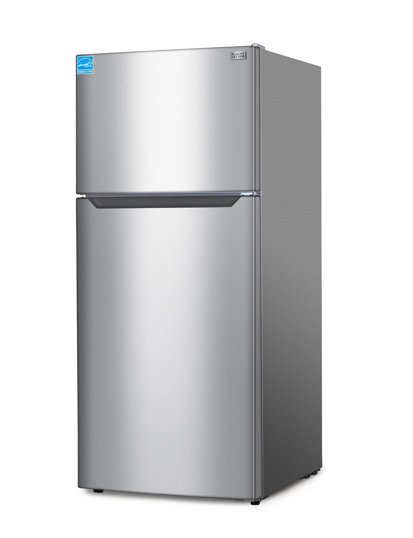 BLACK+DECKER 16.4 Cu. Ft. Top Mount Refrigerator with Freezer, 2 Door Refrigerator with Top Freezer and Separate Temperature Controls, Auto Defrost, BR1640KW, White