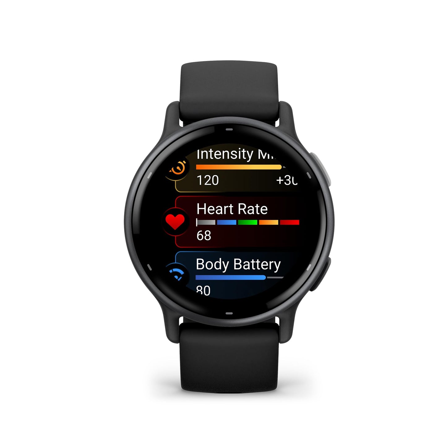 Garmin Vívoactive 5, Health and Fitness GPS Smartwatch, AMOLED Display, Up to 11 Days of Battery, Slate Aluminum Bezel with Black Case and Silicone Band | Up to 11 Days Battery, 5 Atm, Corning Gorilla Glass 3