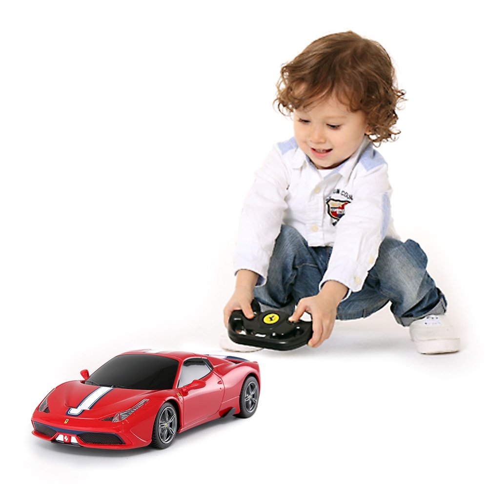 RASTAR RC Car | 1/14 Scale Ferrari LaFerrari Radio Remote Control R/C Toy Car Model Vehicle for Boys Kids, Red