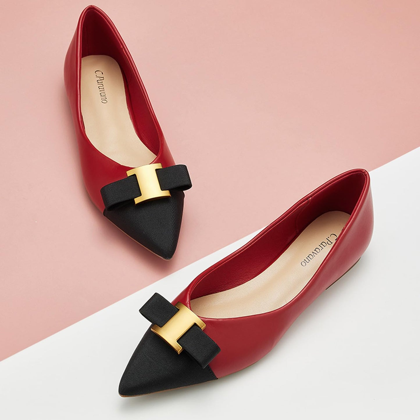 C.Paravano Flats for Women | Pointed Toe Flats | Ballet Flats | Women Shoes Dressy Comfortable