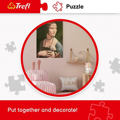 Trefl Summer Residence 6000 Piece Jigsaw Puzzle Red 54"x38" Print, DIY Puzzle, Large Jigsaw Full of Details, Creative Fun, Classic Jigsaw for Adults and Children from 14 Years Old