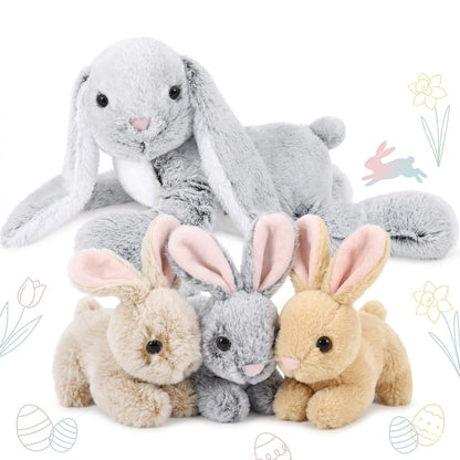 MaoGoLan 8Pcs Chicken Stuffed Animals, Stuffed Hen Plush Toys with Babies Chickens and Eggs, Nest House Plush Set, Cute and Soft Farm Stuffed Animals Gift for Kids