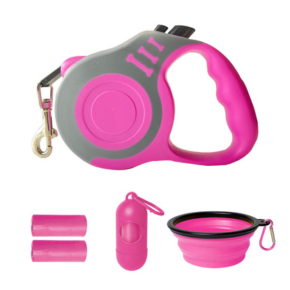 Retractable Dog Leash Automatic Telescopic Tractor Dog Tape, Pet Tape 10/16 FT Durable and Convenient, with Non-Slip Handle, Suitable for Small and Medium-Sized Dogs