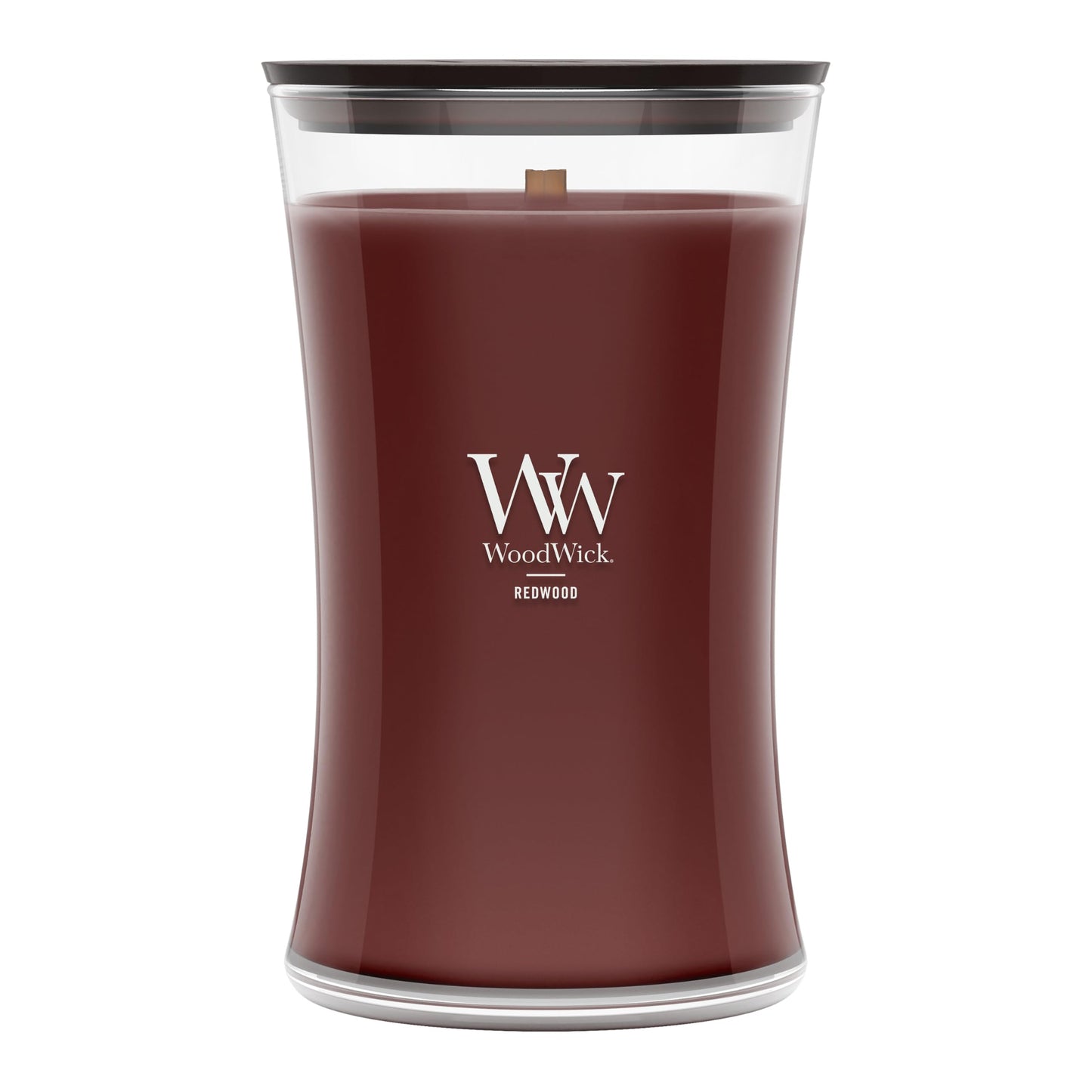 WoodWick Large Hourglass Fireside Candle, Premium Soy Blend Wax, Crackles as it burns, Perfect for Gifting, 21oz