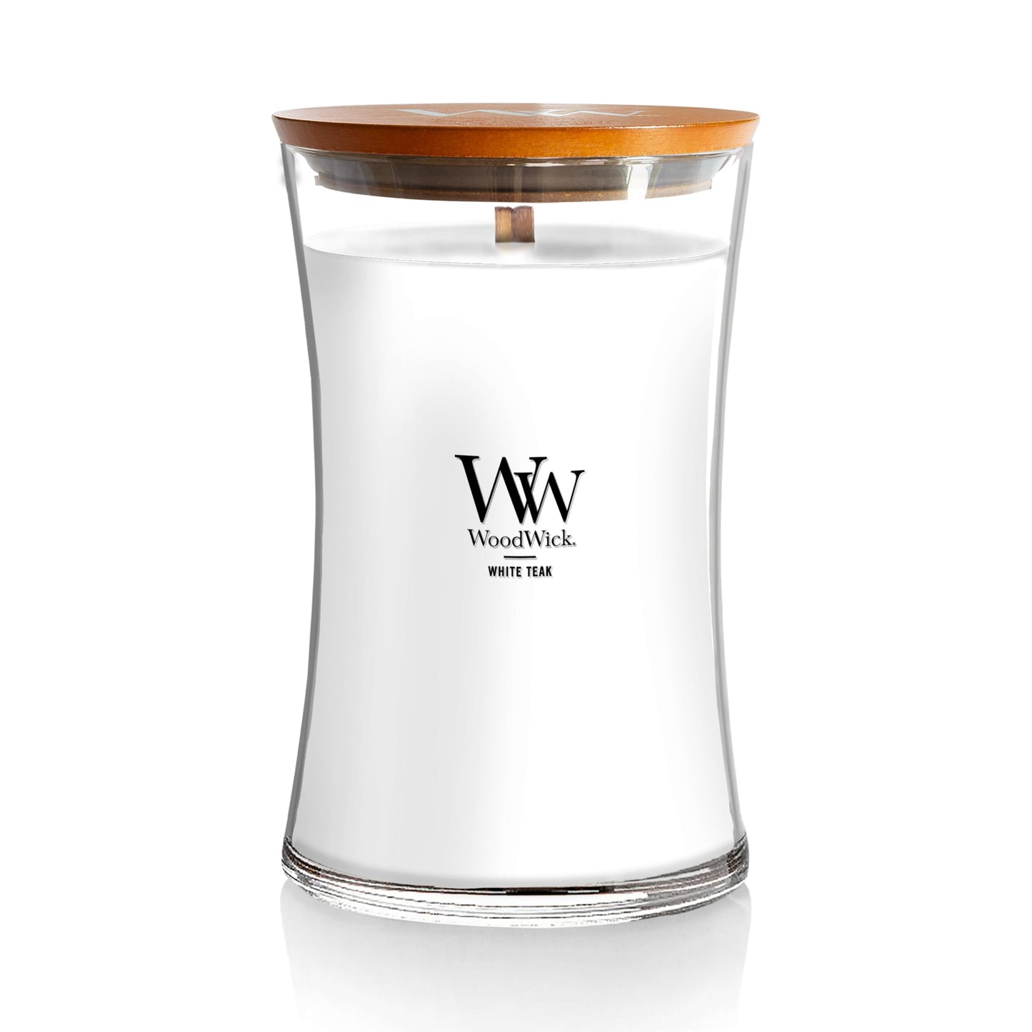 WoodWick Large Hourglass Fireside Candle, Premium Soy Blend Wax, Crackles as it burns, Perfect for Gifting, 21oz