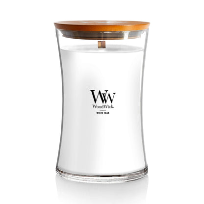 WoodWick Large Hourglass Fireside Candle, Premium Soy Blend Wax, Crackles as it burns, Perfect for Gifting, 21oz
