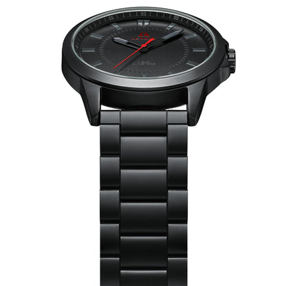 LN LENQIN Mens Watches Waterproof Stainless Steel Watch for Men Analog Quartz Fashion Business Designer Wristwatch
