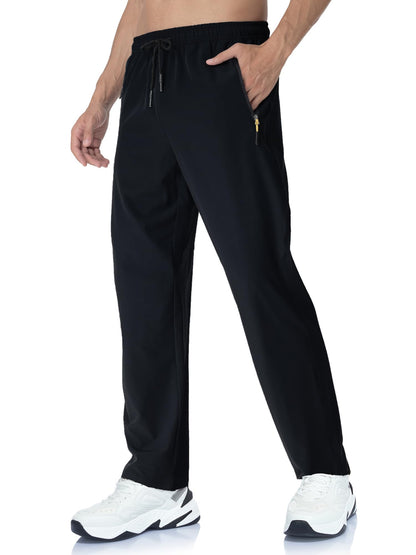 Rapoo Mens Lightweight Hiking Pants Quick Dry Stretch Joggers for Running Workout Casual
