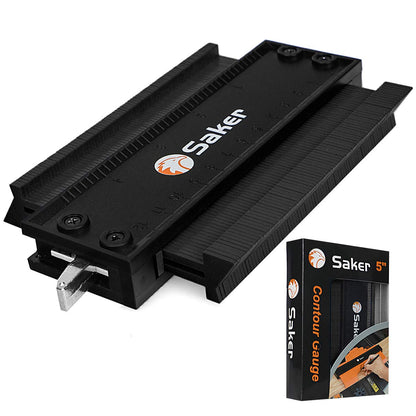 Saker Contour Gauge (10Inch) Profile Tool with Adjustable Lock,Gifts for Men Women Father Dad Boyfriend Husband-Precisely Copy Irregular Shape Duplicator-Cool Gadgets for Woodworking Tool Tracing