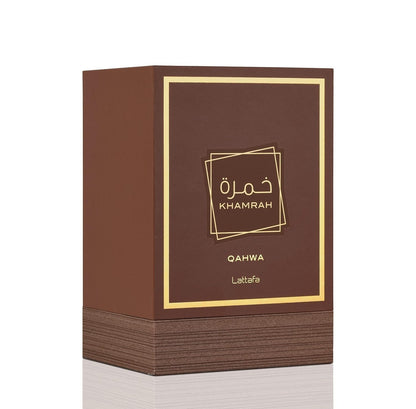 Lattafa Khamrah - Vanilla, Warm Spicy, Amber, Cinnamon - Eau de Parfum Long-Lasting Fragrance for Unisex, 3.40 Ounce / 100 ml | Unisex, Long-Lasting Fragrance, 3.40 Ounce / 100 Unisex, Long-Lasting Fragrance, 3.40 Ounce / 100 ml