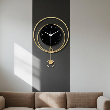 Dankeit Decorative Wall Clock,Silent Non-Ticking Quality Quartz Movement Battery Operated,Large Wall Clocks for Living Room Kitchen Home Bathroom Bedroom Wall Decor,16x16inch,White