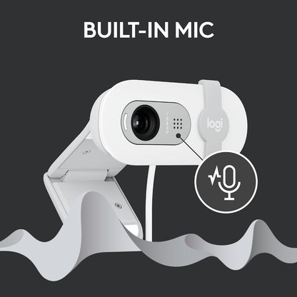 Logitech Brio 101 Full HD 1080p Webcam for Meetings, Streaming, Desktop, Laptop, PC - Built-in Mic, Shutter, Works with Zoom, Microsoft Teams, Nintendo Switch 2’s new GameChat Mode, USB-A,-Black