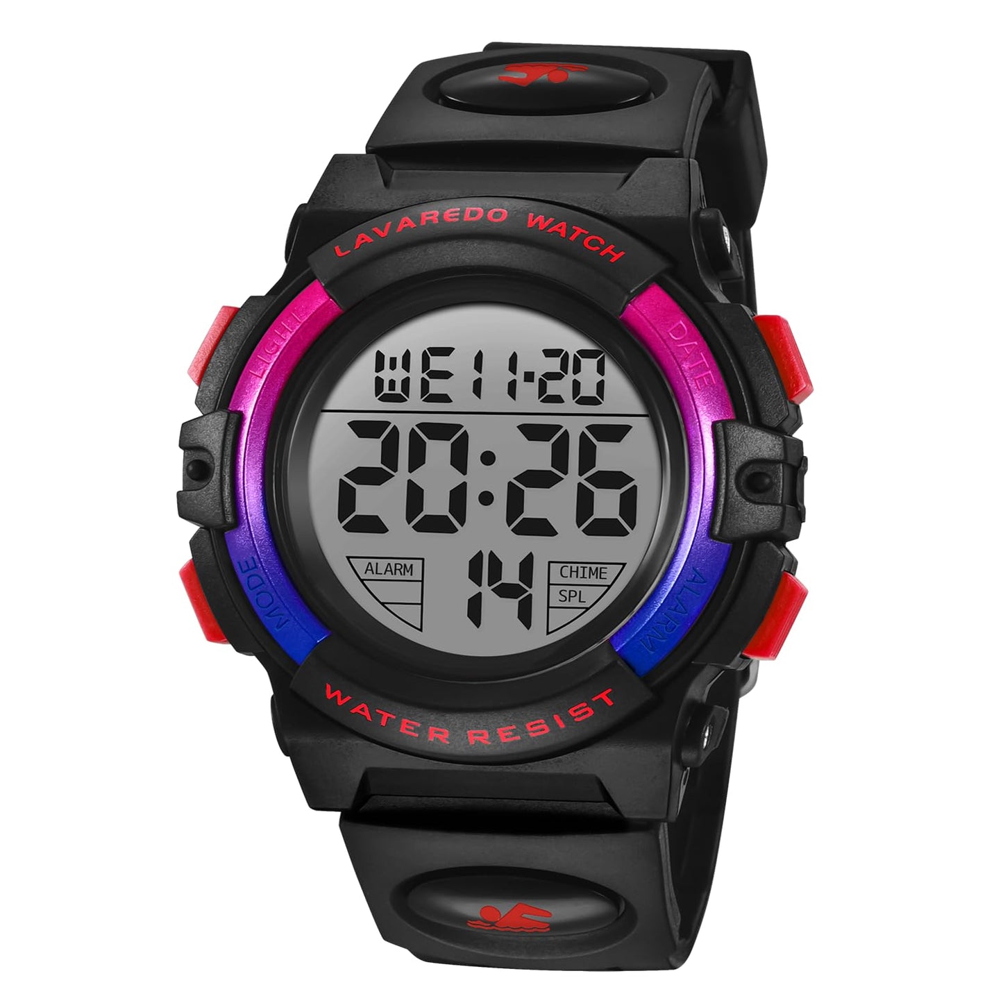 Kids Watch,Boys Watch for 3-15 Year Old Boys,Digital Sport Outdoor Multifunctional Chronograph LED 50 M Waterproof Alarm Calendar Analog Watch for Children with Silicone Band,Kids Gift