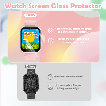 Luyiilo Smart Watch for Kids, with 26 Puzzle Games, Touch Screen, HD Camera, Alarm Clock, Toys for Ages 4-12 Years Old.Birthday Gift for Boys Girls (Blue)