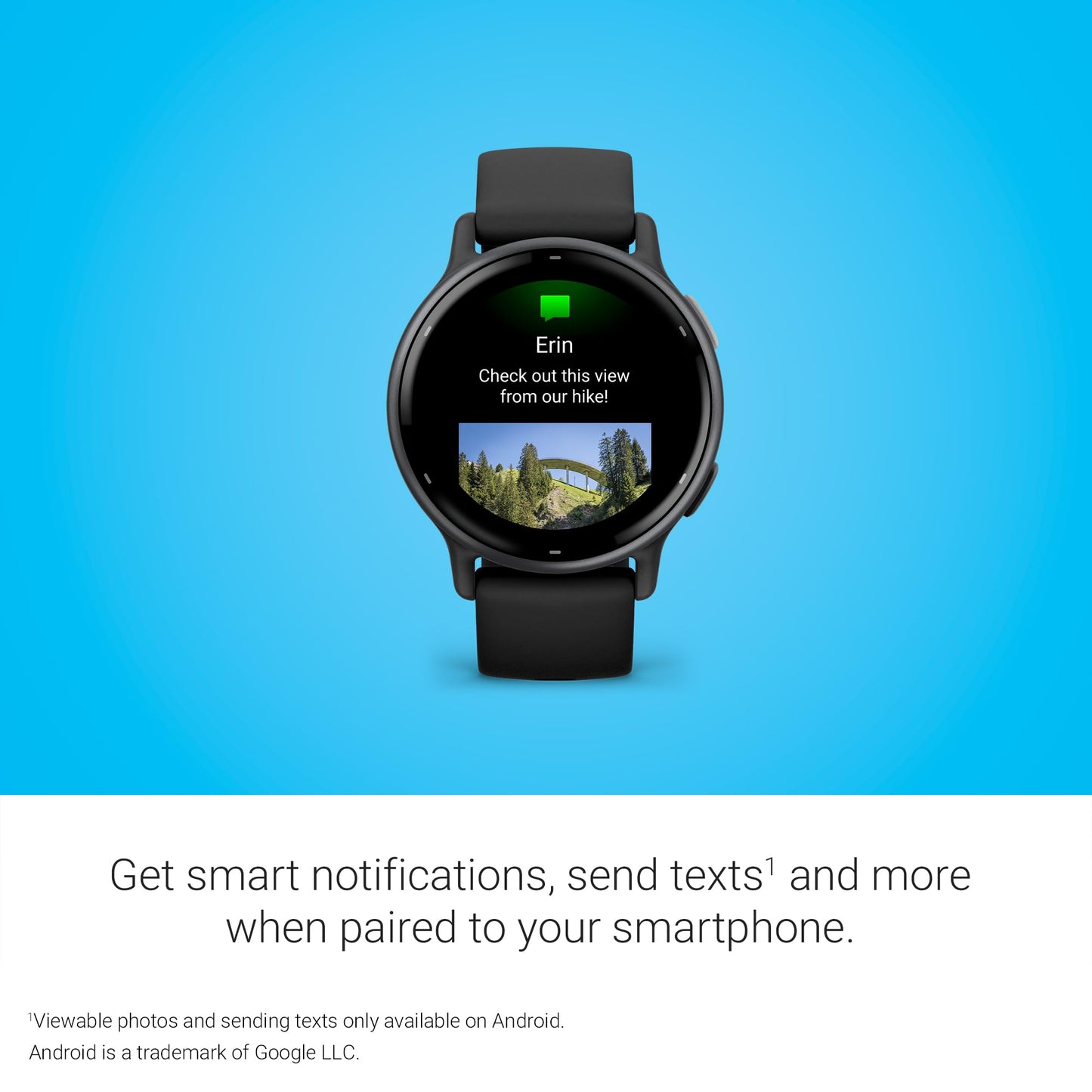 Garmin Vívoactive 5, Health and Fitness GPS Smartwatch, AMOLED Display, Up to 11 Days of Battery, Slate Aluminum Bezel with Black Case and Silicone Band | Up to 11 Days Battery, 5 Atm, Corning Gorilla Glass 3